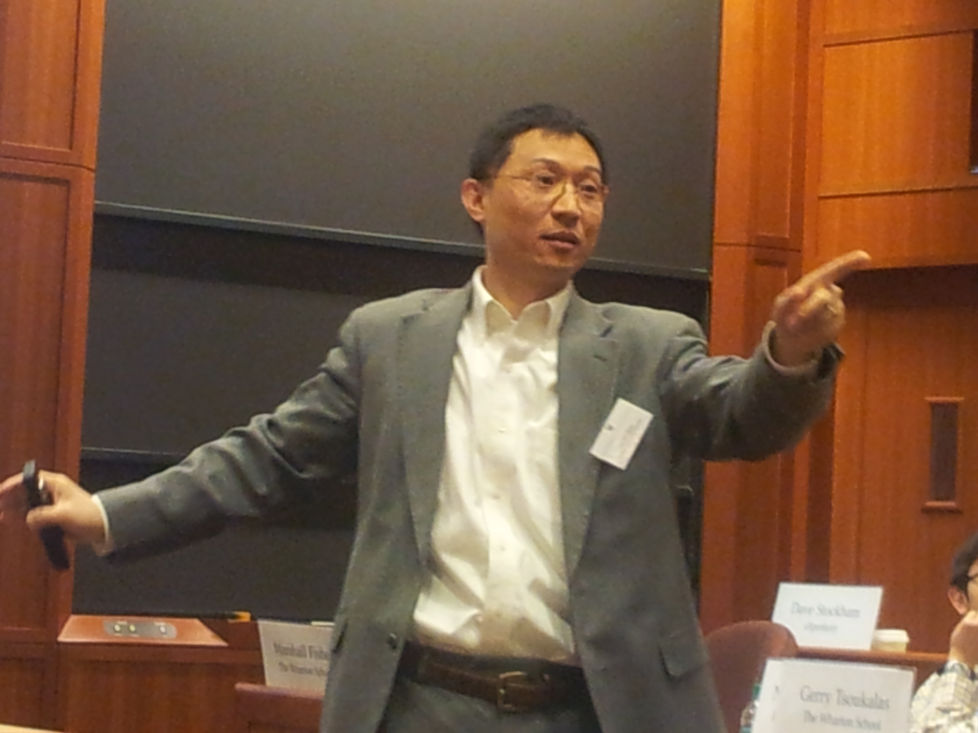 Professor Ren Speaking at Harvard Business School (May 2013)