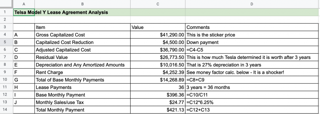 Tesla lease deals monthly payment